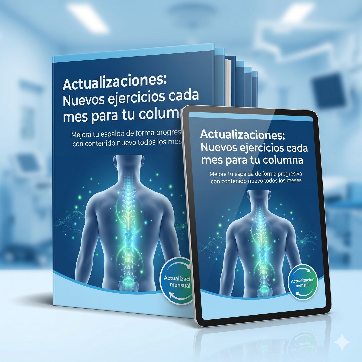 Actualizaciones: Nuevos ejercicios cada mes para tu columna