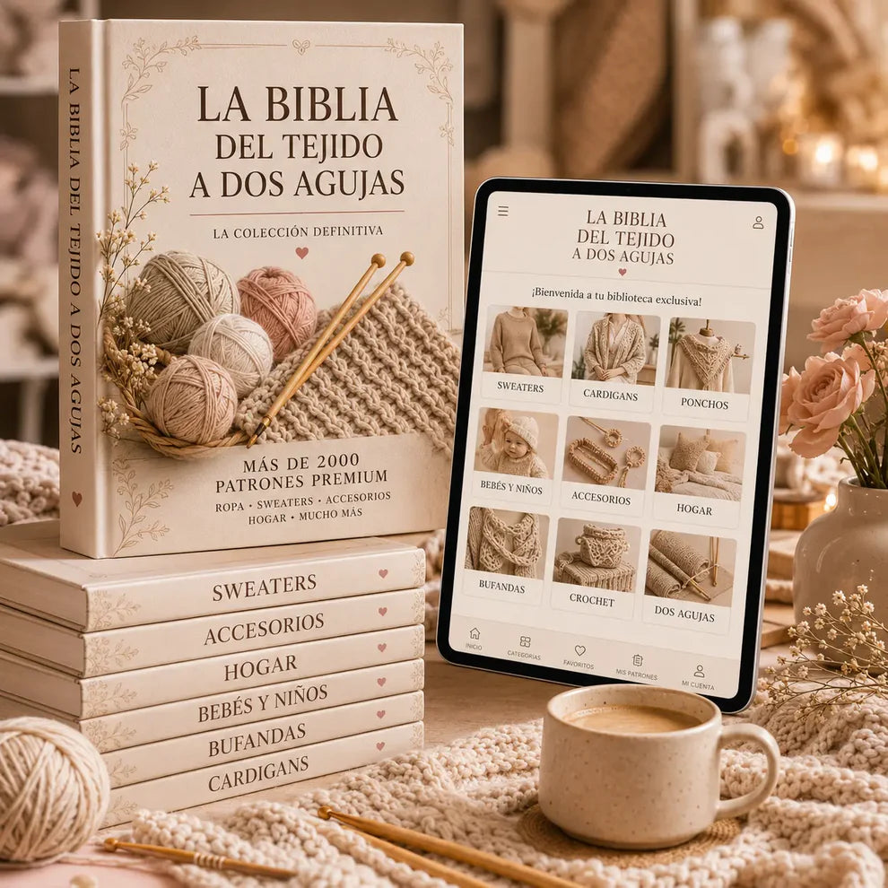 La Biblia del Tejido a Dos Agujas + 7 BONUS GRATIS