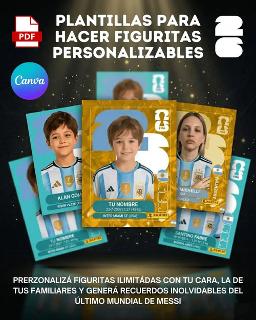 Plantillas de Figuritas Personalizables
