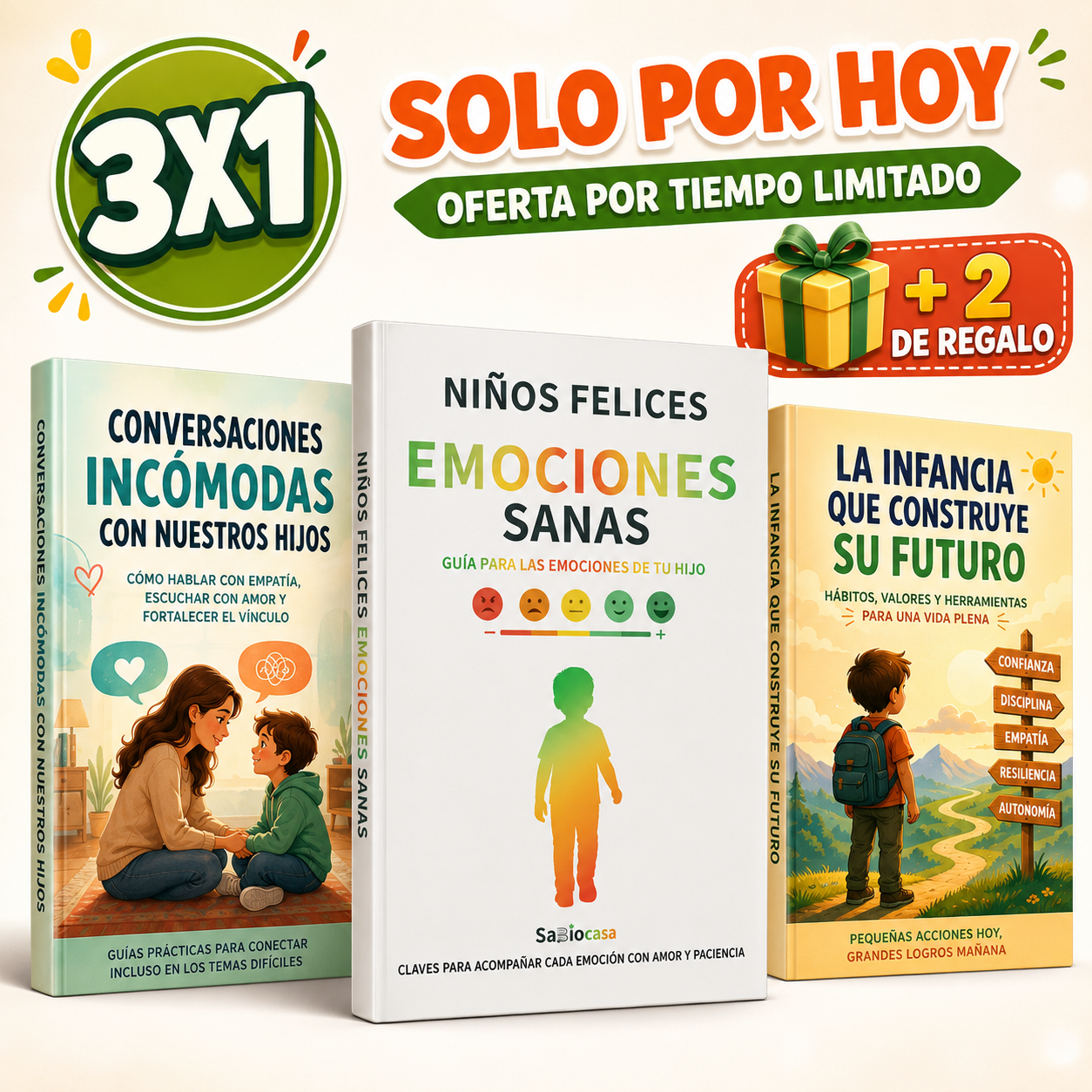 3X1 — Criá un Hijo Que Entienda Lo Que Siente, Hable Sin Miedo y Esté Preparado Para La Vida